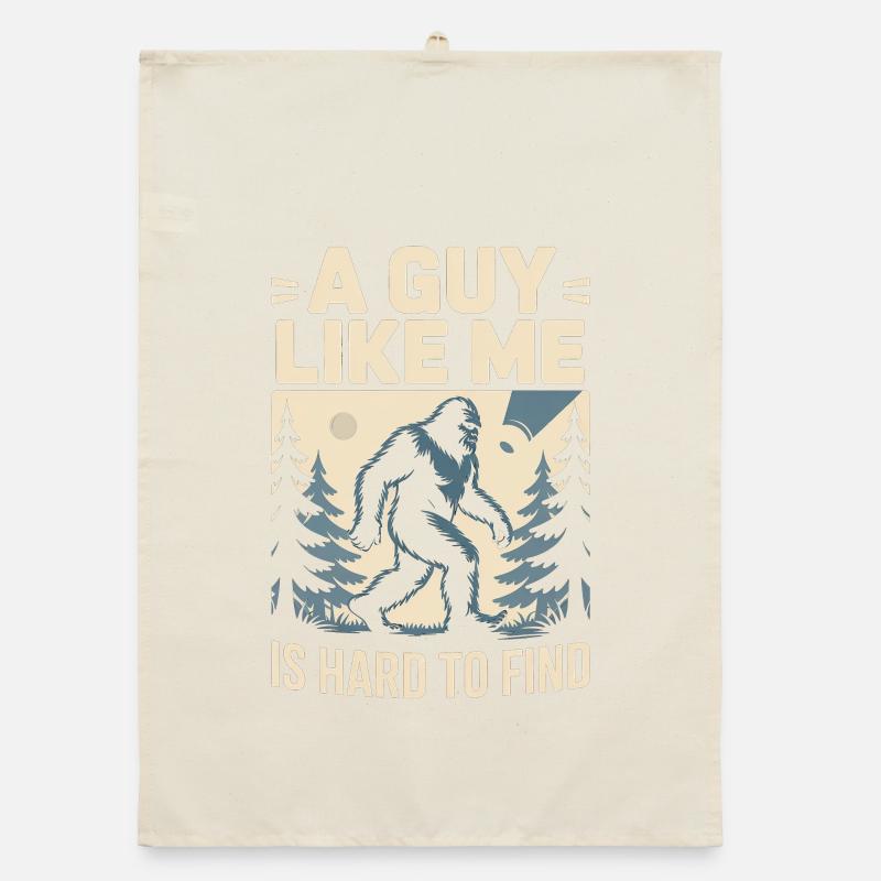 Quelqu'un comme moi est difficile à trouver Bigfoot Torchon bio