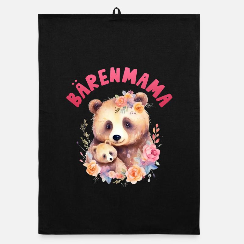 Future maman BEAR MAMA Drôle Torchon bio