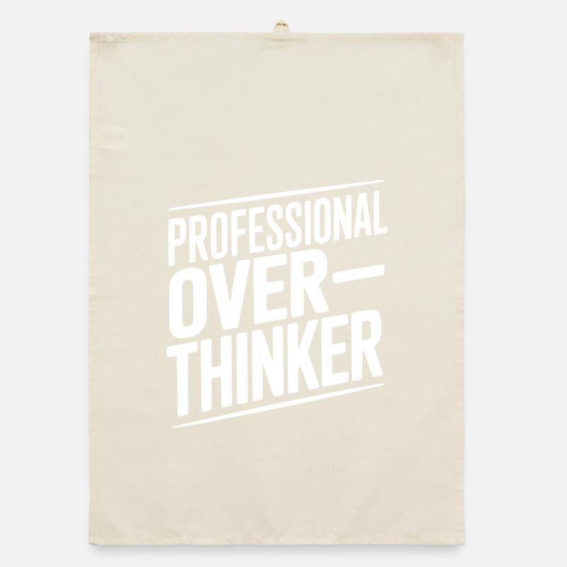 Professional Overthinker Organic dish towel