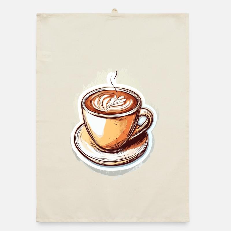 Kaffee Organic Geschirrtuch