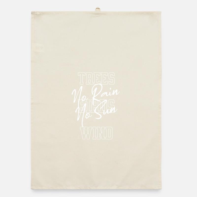 Forests and Wind Creative Print Organic dish towel