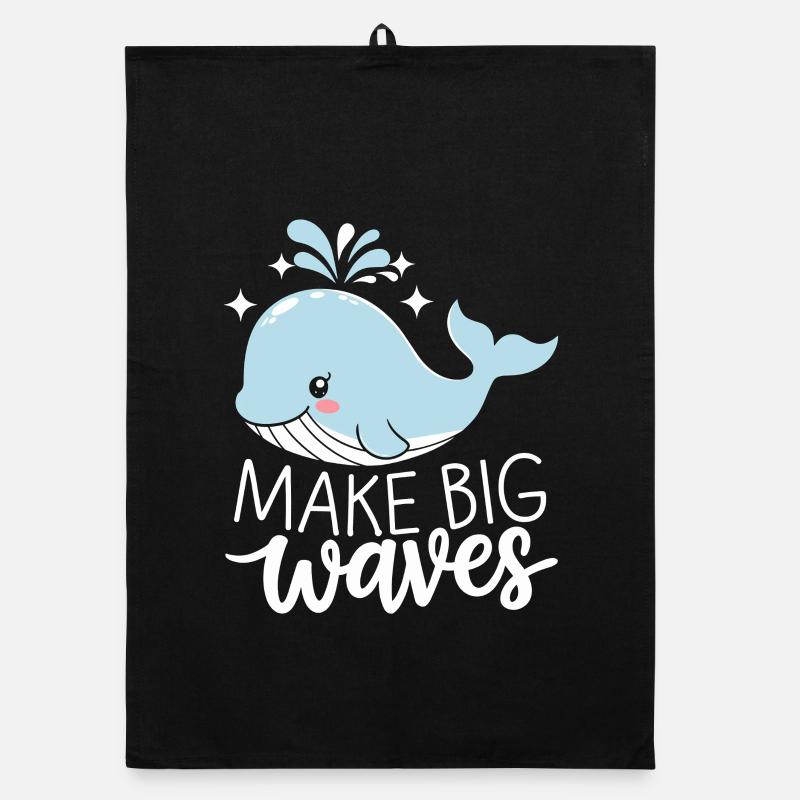 Make Big Waves With Confidence Organic dish towel