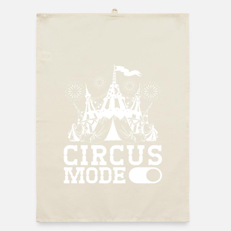 Cirque Graphique Mode Cirque Sur Cadeaux Torchon bio