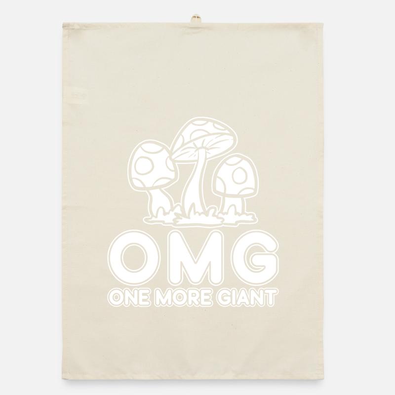 Champignons morilles OMG Encore un champignon géant Torchon bio