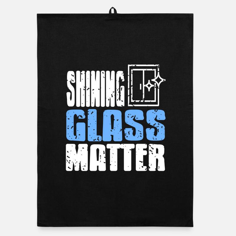 Glazier Professional Craftsmanship Window Pride Organic Geschirrtuch