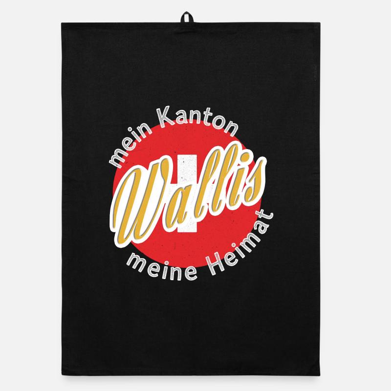 Meine Heimat Wallis Geschenk Organic Geschirrtuch