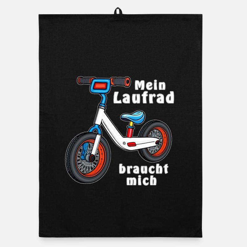 Mon vélo d'équilibre a besoin de moi Torchon bio