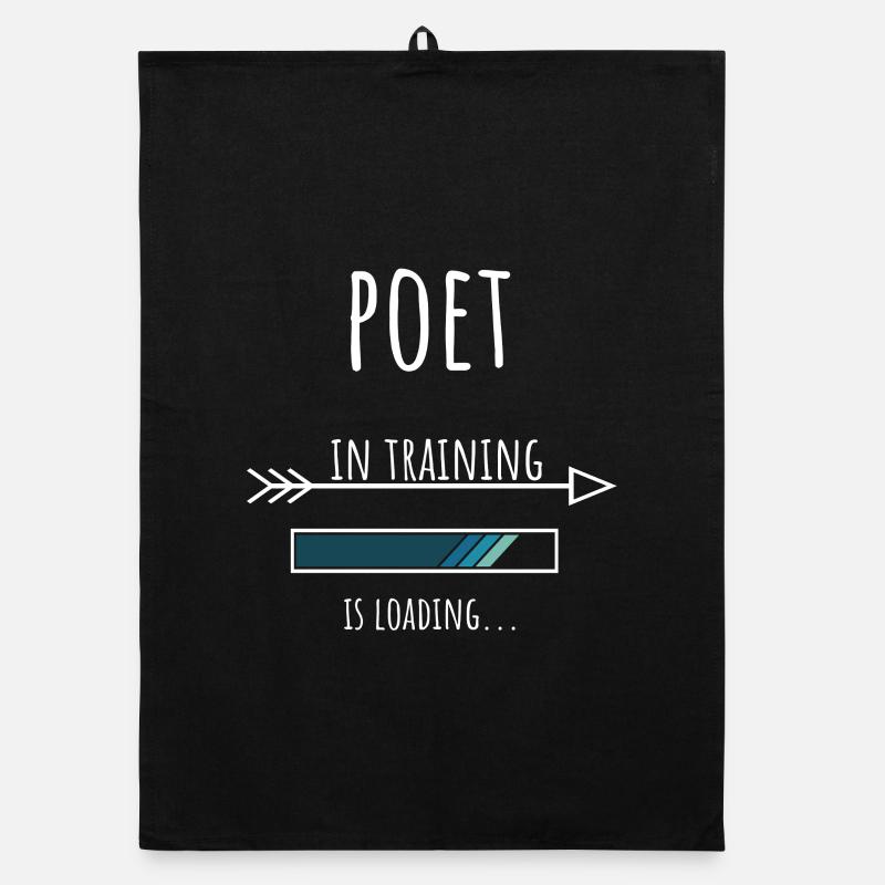 Poet Gift Profession Education Poet Organic dish towel