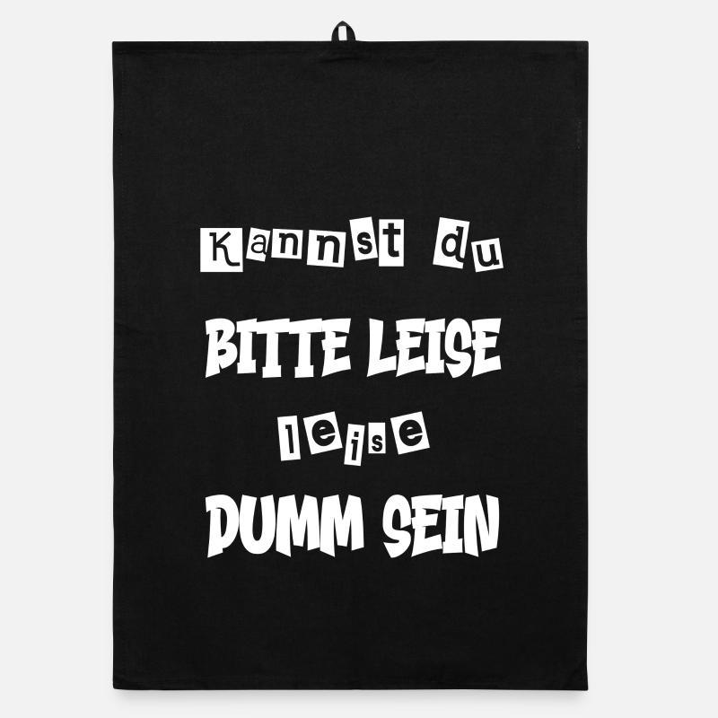 Lustiger Spruch - witziger Spruch Organic Geschirrtuch
