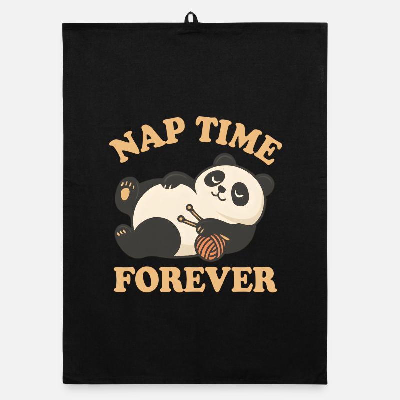  Panda – Nap Time Forever Organic Geschirrtuch