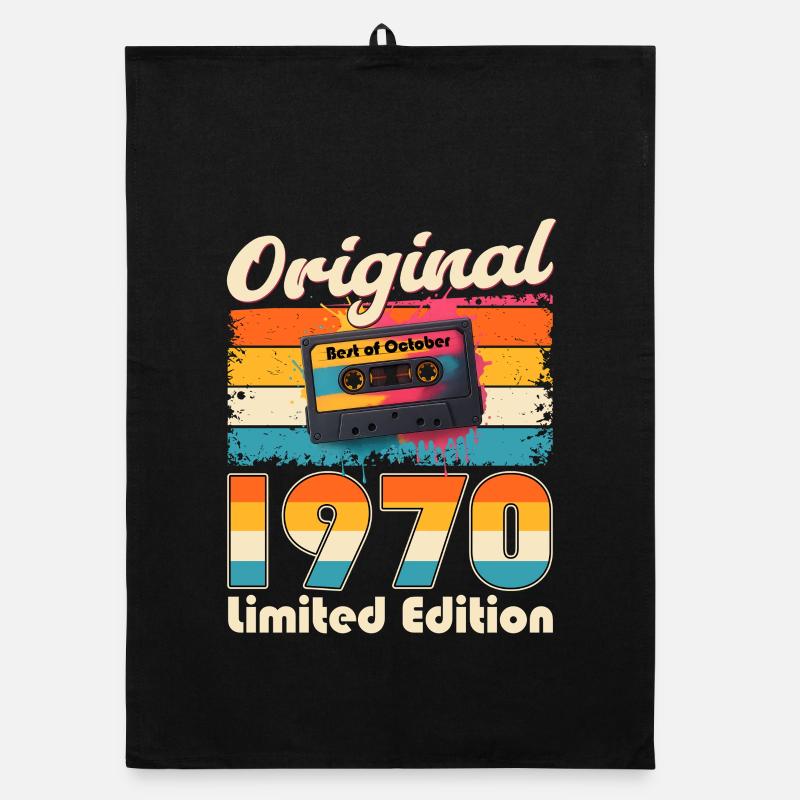 Cassette du 55e anniversaire, octobre 1970 Torchon bio
