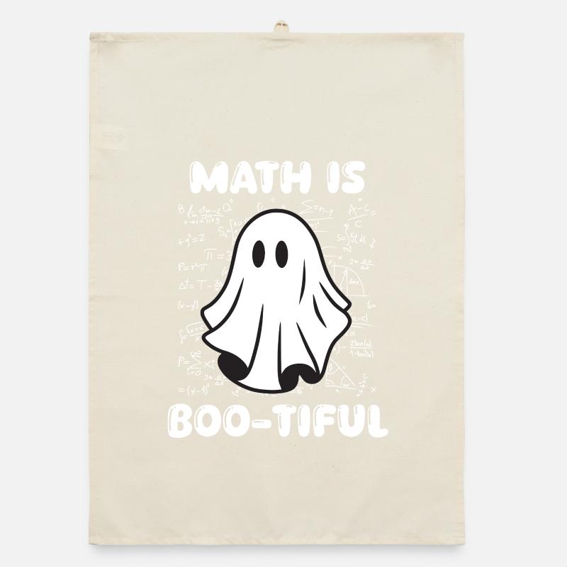 Halloween Math Is Boo-tiful Mathe Gespenst Lehrer Organic Geschirrtuch