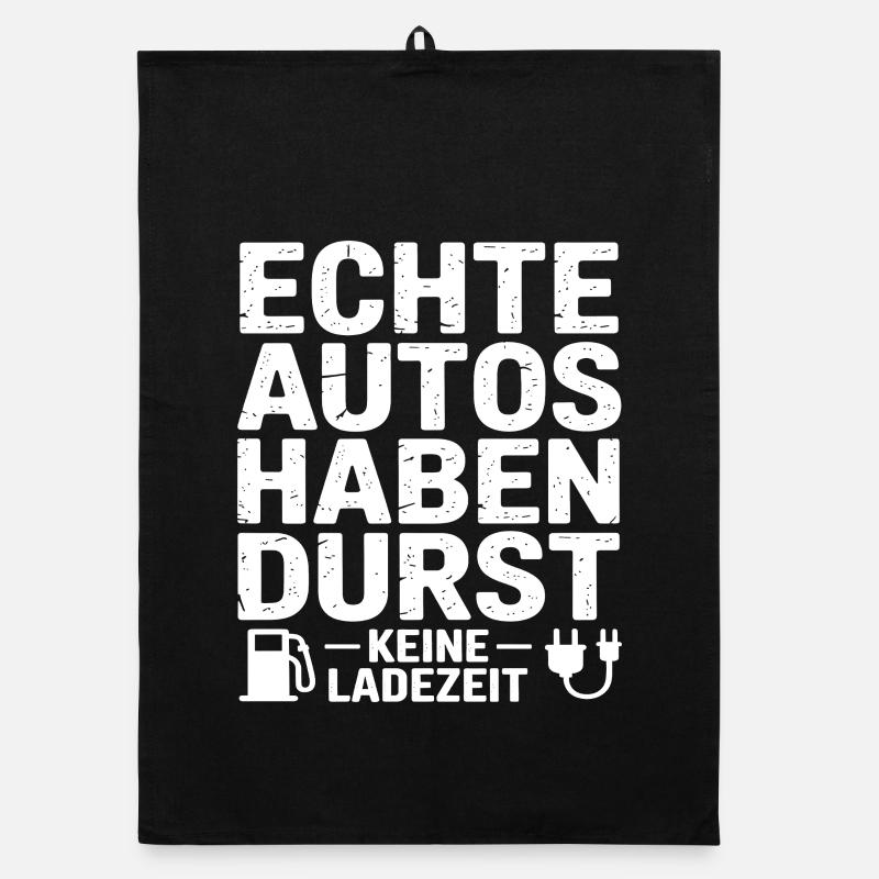 Benzin Autos Organic Geschirrtuch