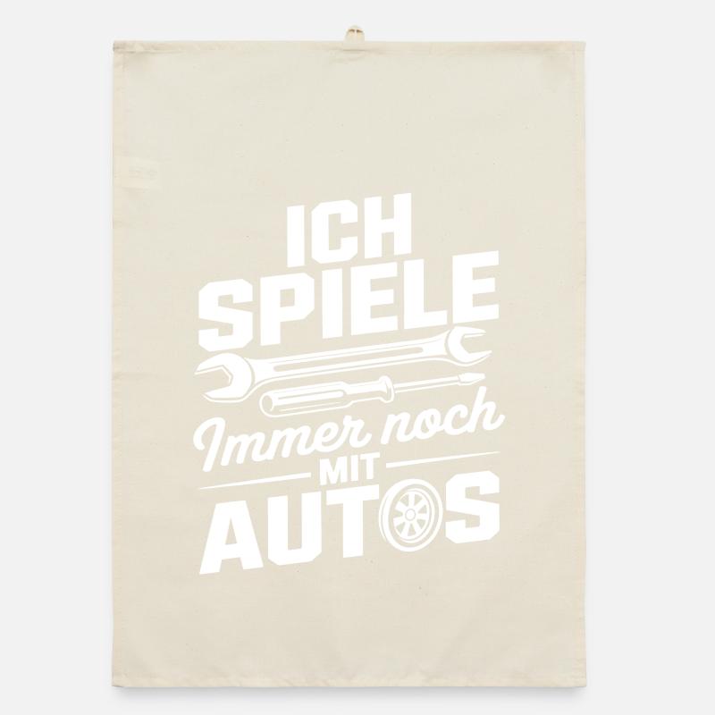 Funny saying for mechanics Organic dish towel