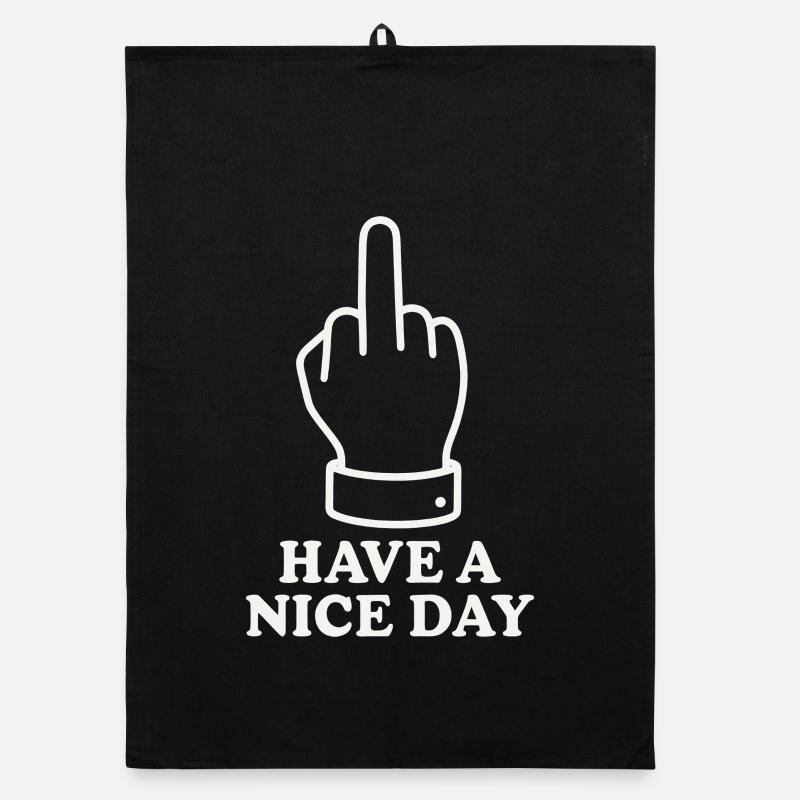 Have A Nice Day Organic dish towel