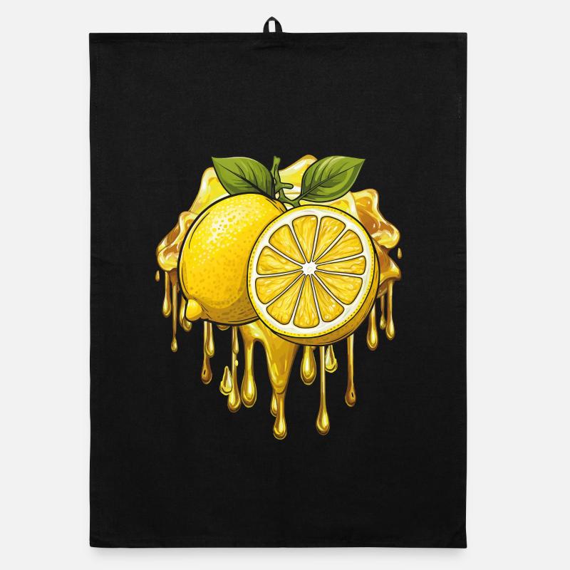 lemon Organic dish towel