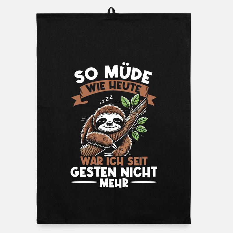 I haven't been as tired as I am today since yesterday Organic dish towel