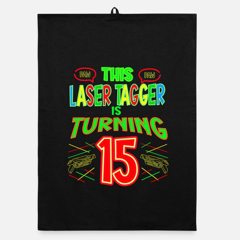 This Laser Tagger Is Turning 15 Years Old Laser Organic dish towel