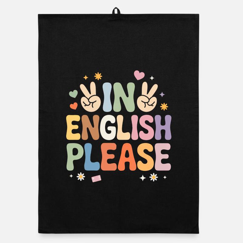 En anglais S’il vous plaît Professeur d’anglais Professeur d’anglais Torchon bio