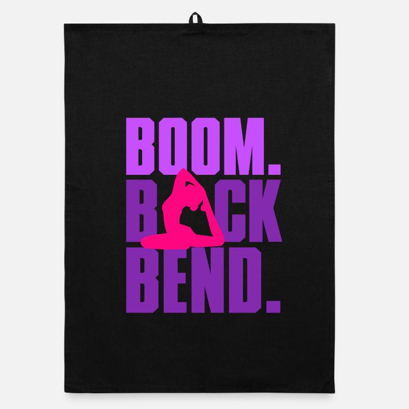 Contortionist Contortion Boom Back Bend Organic dish towel
