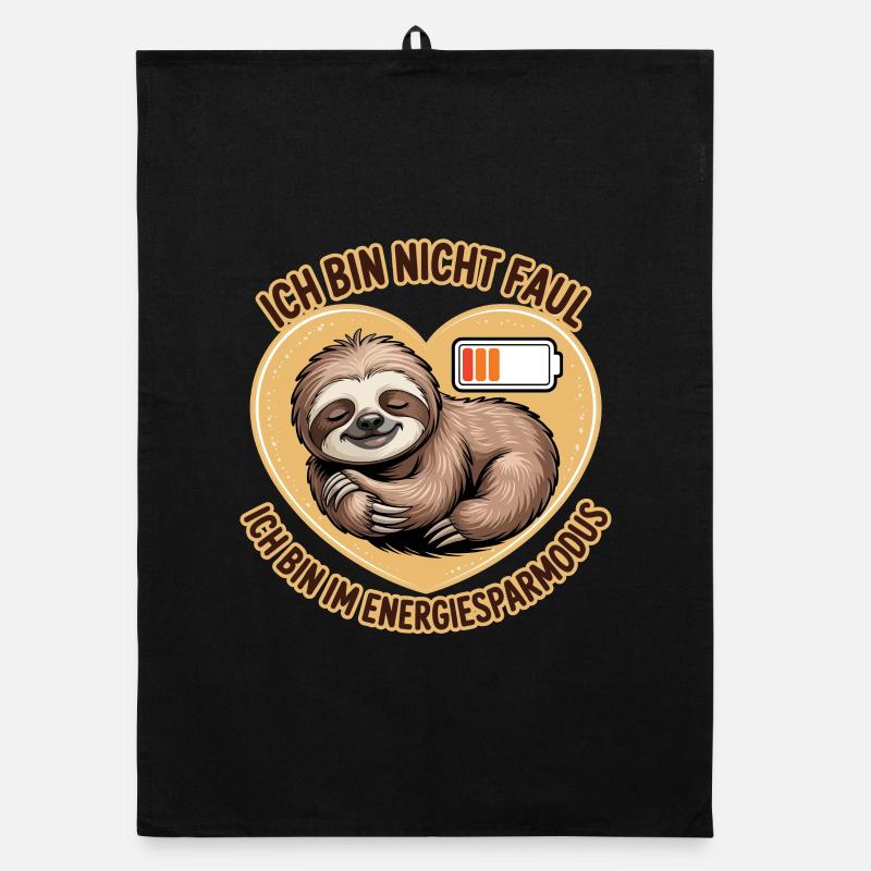 I'm Not Lazy – Power Saving Mode Organic dish towel