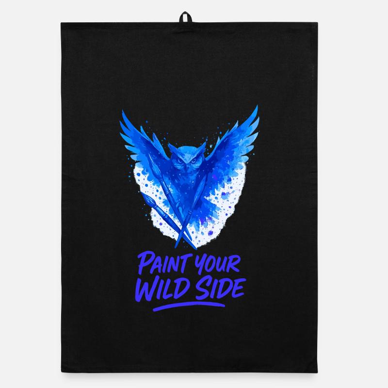 Unleash your wild side with creativity Organic dish towel