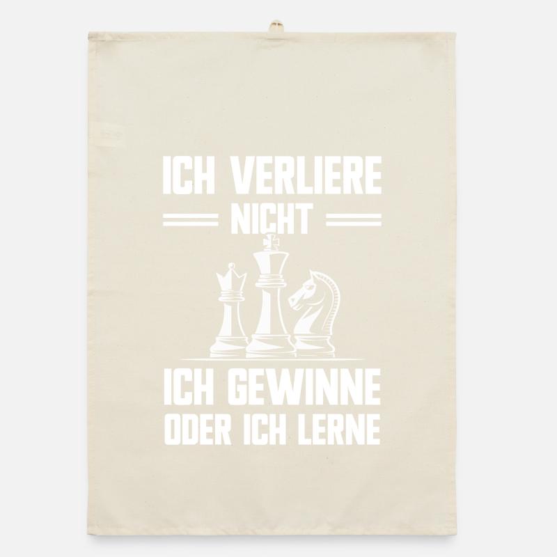 Chess Wisdom Don't lose profits or learn Organic dish towel