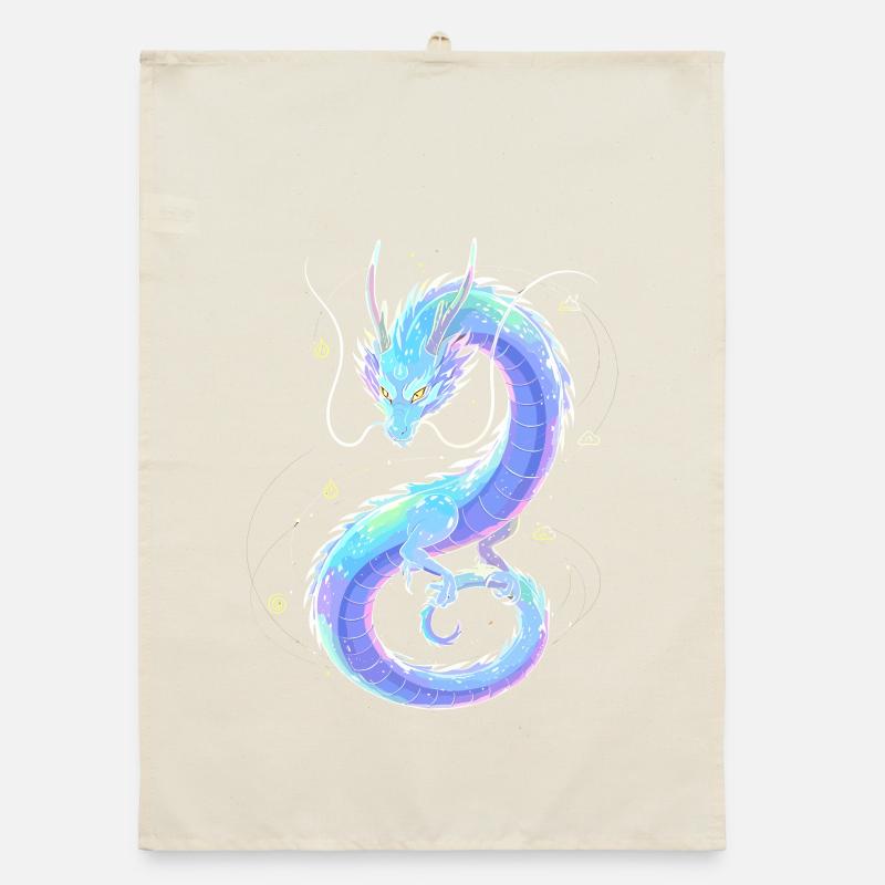 Mystic Aether Dragon | Soul Weaver Organic dish towel