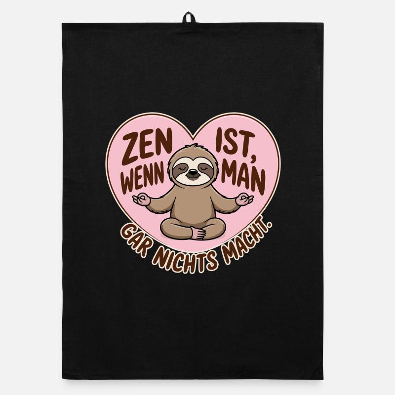 Le zen, c’est quand vous ne faites rien du tout Torchon bio