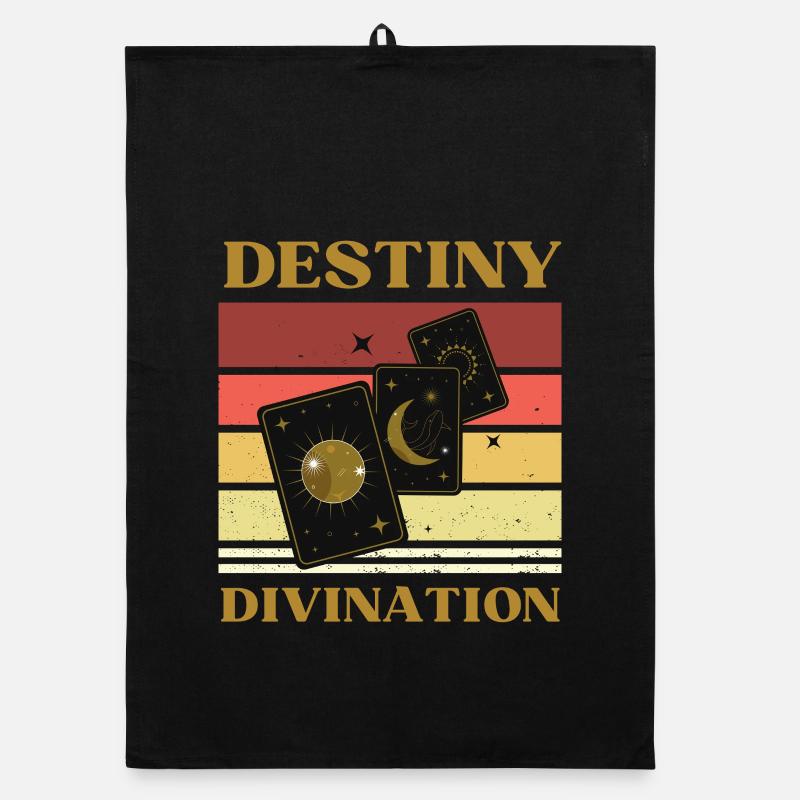 DESTIN ET TAROT DIVINATION Torchon bio