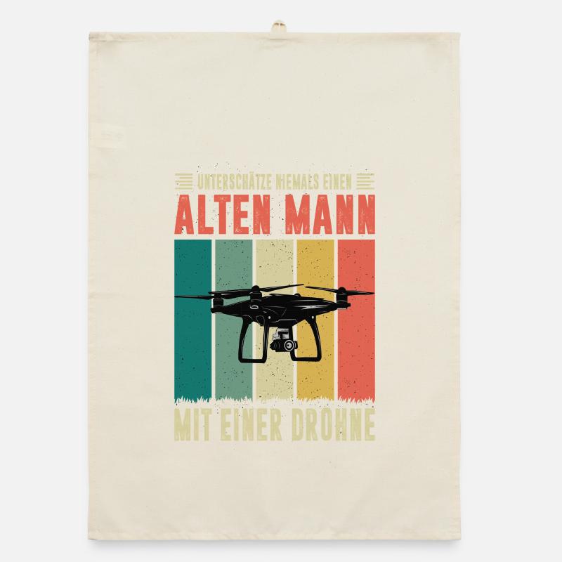 Drone Pilot Accessories Drone Pilot Drone Gift Organic dish towel