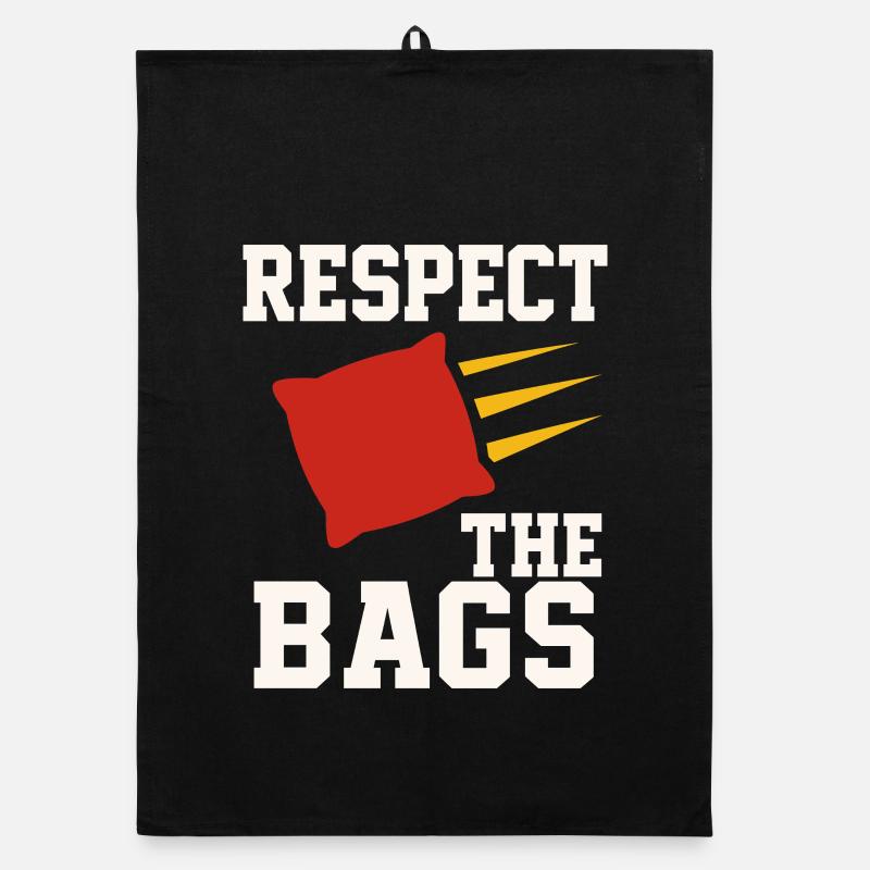 Cornhole Refere Official Referee Organic dish towel