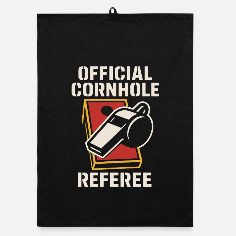 Cornhole Arbitre Arbitre officiel Torchon bio