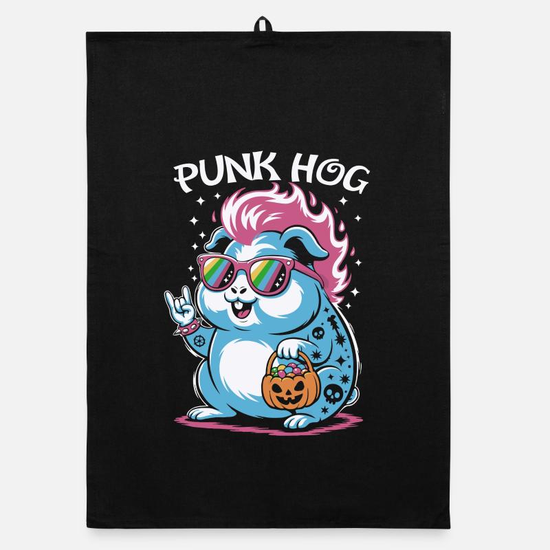 Déguisement de cochon d’Inde hamster punk Torchon bio