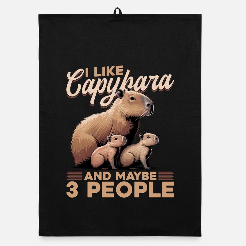 Drôle de Capybara Torchon bio