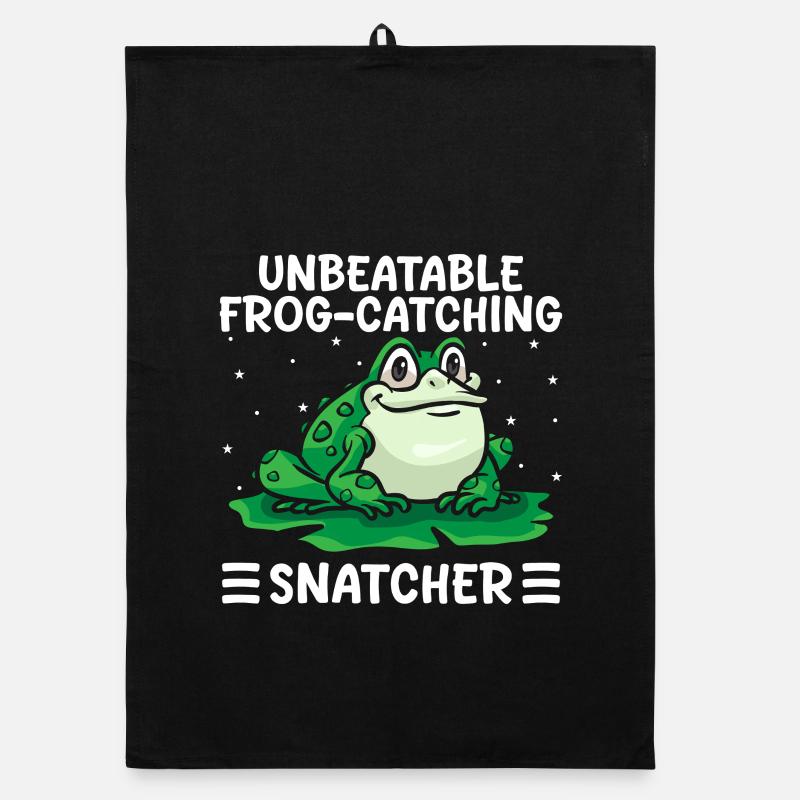 Frog Catcher Imbattable Attrapeur de grenouilles Snatcher Torchon bio