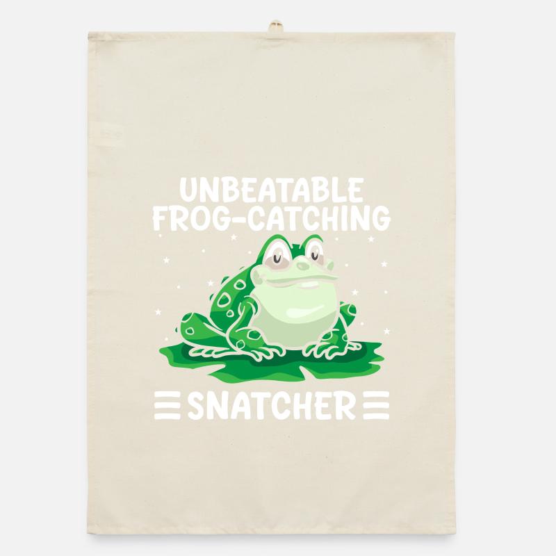 Frog Catcher Unbeatable Frog-Catching Snatcher Organic dish towel