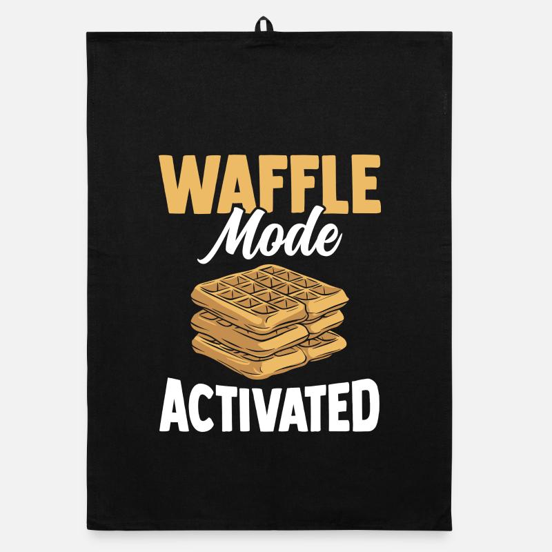 Waffle Mode Activated Pastry Breakfast Organic dish towel