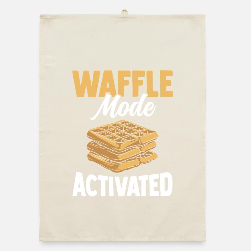 Waffle Mode Activated Pastry Breakfast Organic dish towel
