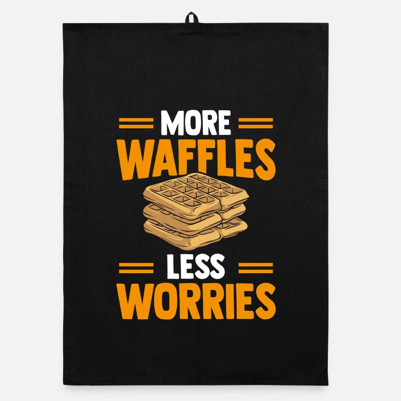 Plus de gaufres, moins de soucis. Torchon bio