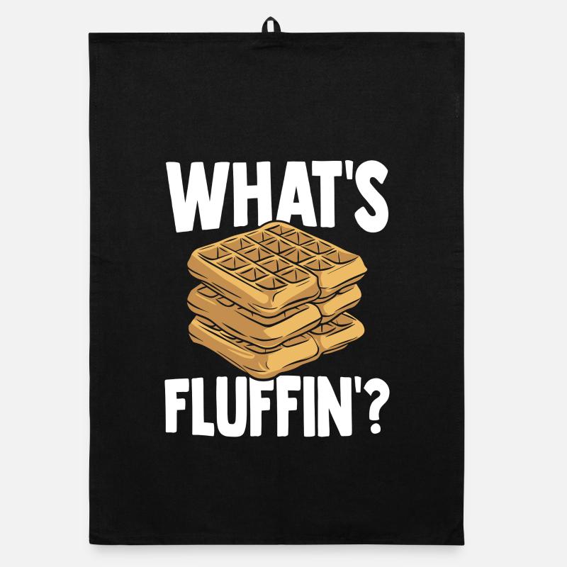 Cool Waffle Gift Pancakes with Syrup Organic dish towel