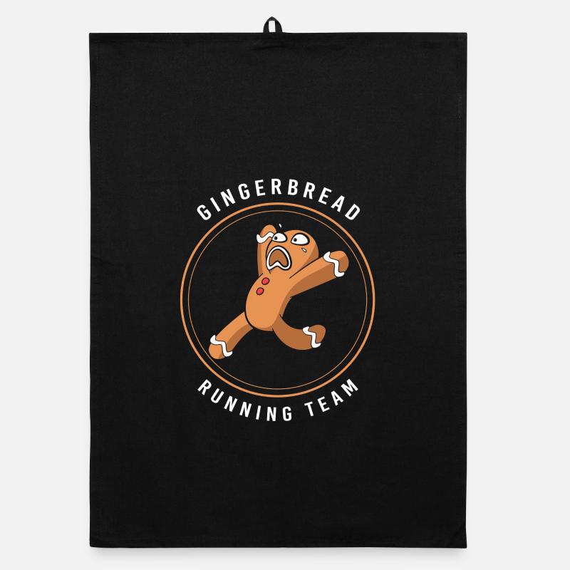 Gingerbread Christmas Gingerbread Man Gingerbread Organic dish towel
