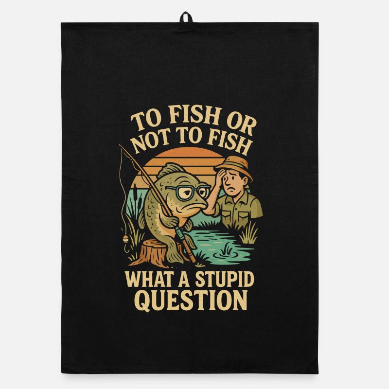 To fish or not to fish - a stupid question Organic dish towel
