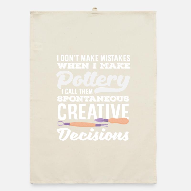Pottery: Creative decisions Organic dish towel