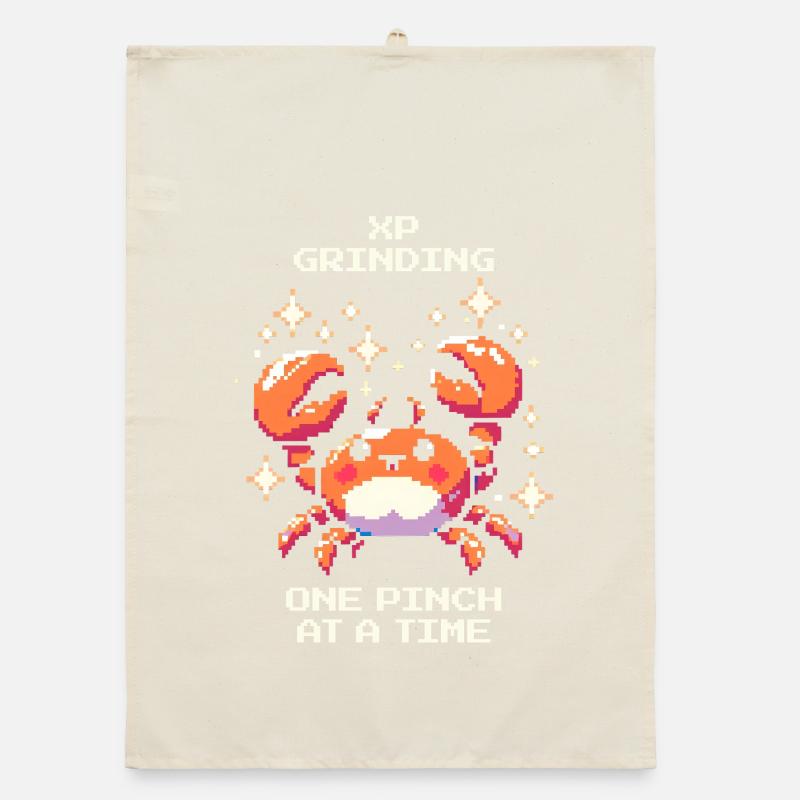 Grinding XP: Scissors by Scissors | Crab, Beach Organic dish towel