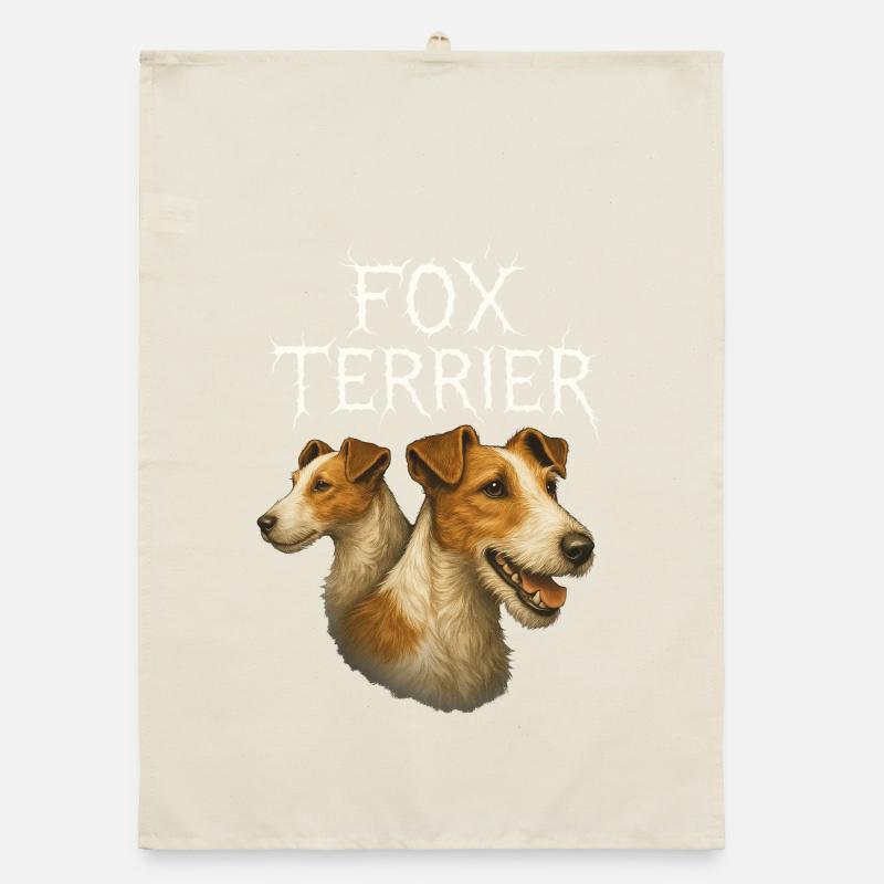 Foxterrier Organic Geschirrtuch