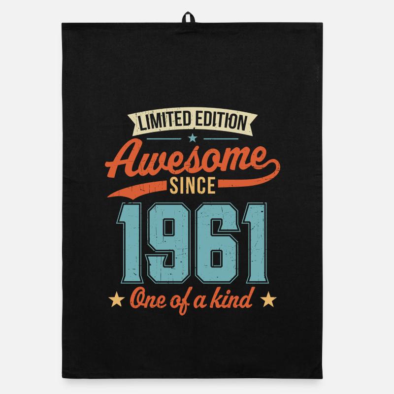Awesome Since 1961 Organic dish towel