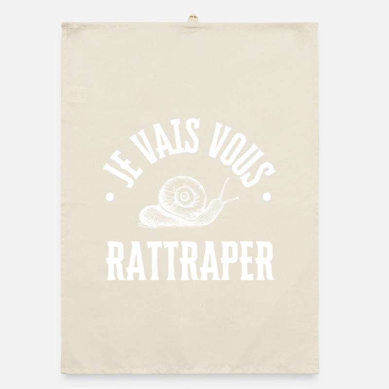 Escargot Je Vais Vous Rattraper Torchon bio