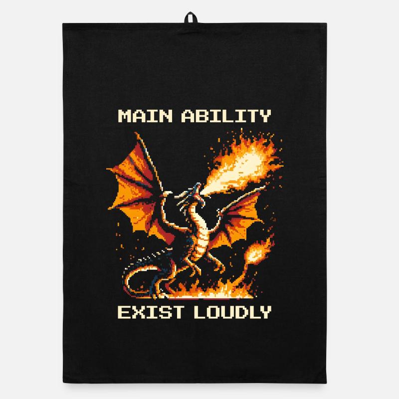 Main Ability: Exist Loud | Dragon Organic dish towel
