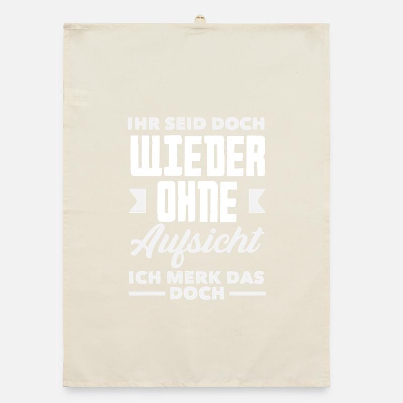 Again without supervision – sarcasm Organic dish towel